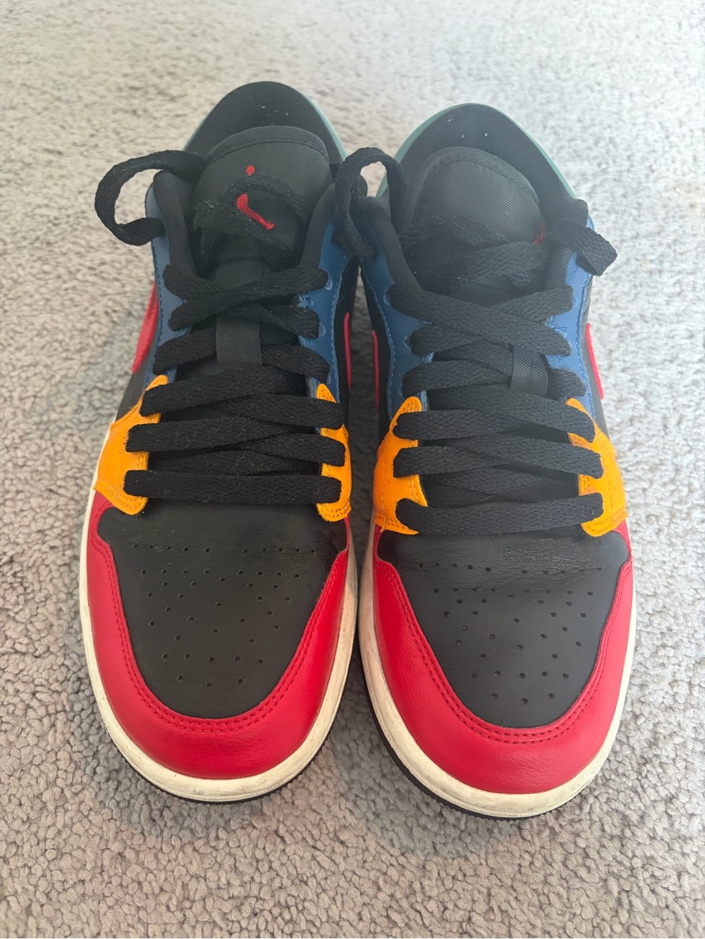 Women’s Jordan 1 Low Top - Black Multi-Color